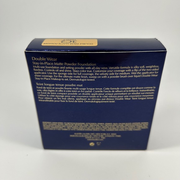 Estee Lauder Double Wear Matte Powder Foundation 3C2 Pebble Discontinued - Picture 4 of 5